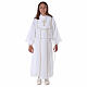 Abito prima comunione unisex ricamo nido d'ape s1