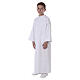 First Communion alb with honeycomb embroidery s7