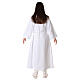 First Communion alb for girl, macramé embroidery s10