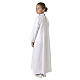 First Holy Communion alb for girl with macramé embroidery s8
