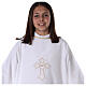 First Communion alb for boy, cross s4