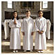 First Communion alb for boy, cross s2