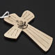 Cross first communion wood with chalice and host, 9,8x7,2cm. s2