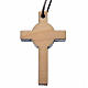 Holzkreuz für Erstkommunion mit Kelch-Motiv 3,9x2,1 cm s2
