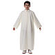 First Communion alb, simple, ivory s1