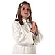 First Communion alb, simple, ivory s2