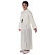 First Communion alb, simple, ivory s5