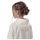 First Communion alb, simple in ivory s8