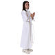 First Holy Communion alb with two golden hems s8
