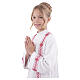 Holy Communion alb, 2 hems s4