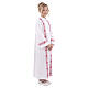 Holy Communion alb, 2 hems s6