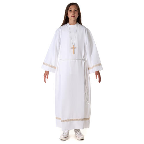 Vestido con escapulario, Primera Comunión 9