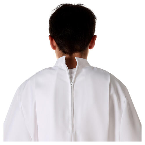First Holy Communion alb with golden hem 10