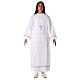 First Holy Communion alb with golden hem s8