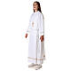 First Holy Communion alb with golden hem s7