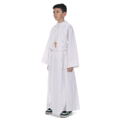 First communion alb with hood 3