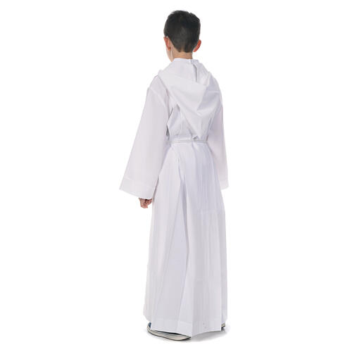 First communion alb with hood 4