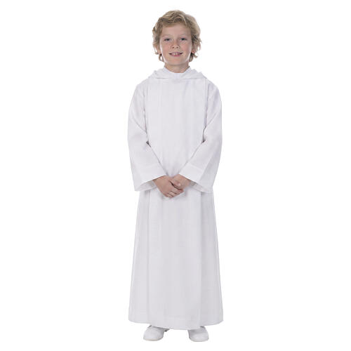 First communion alb with hood 1