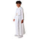First communion alb with 4 pleats s4