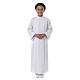 First communion alb with 4 pleats s1