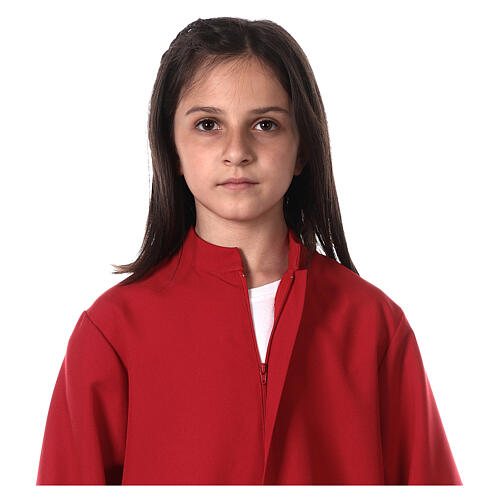 Server surplice and red cassock 8