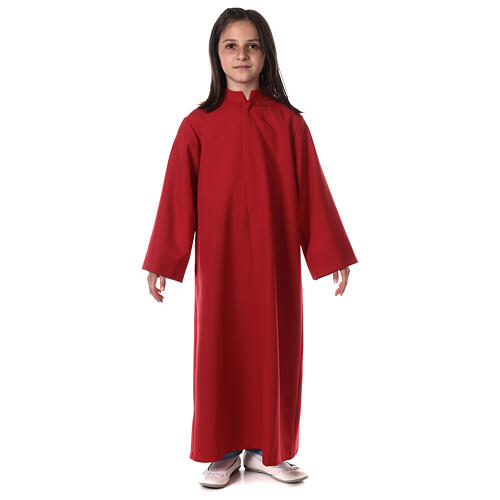 Server surplice and red cassock 10
