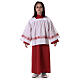 Server surplice and red cassock s1