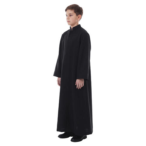 Ministrantentalar und Chorhemd im Set, Modell Schwarz 8
