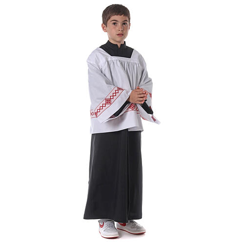 Soutanelle servant d'autel noire 6