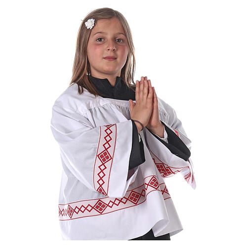 Server surplice and black cassock 3