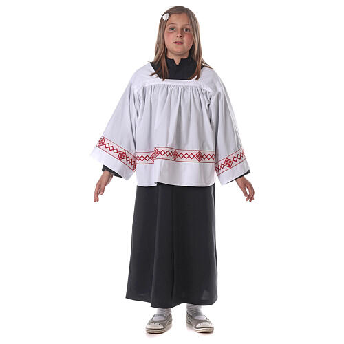 Server surplice and black cassock 5