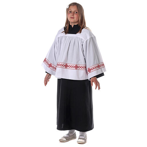 Server surplice and black cassock 7