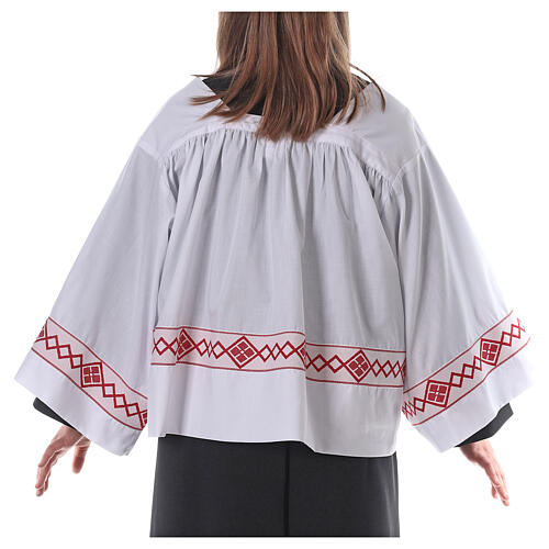Server surplice and black cassock 8