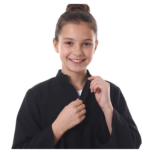 Server surplice and black cassock 9