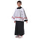 Server surplice and black cassock s4