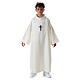 First communion alb, simple model, ivory s3