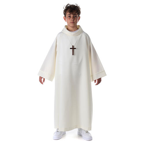 Túnica Primeira Comunhão cor de marfim 5