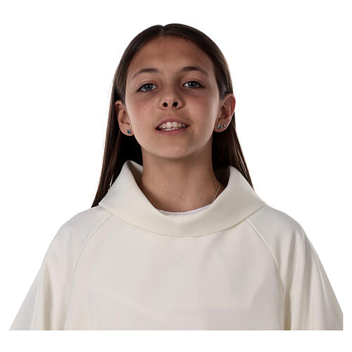 Túnica Primeira Comunhão cor de marfim 13