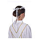 First communion alb accessories: floral wreath. s8