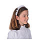 First communion alb accessories: flower headband. s2