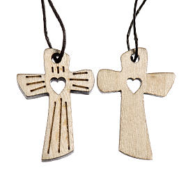 First Communion Albs: Cross first communion wood with hearth. First Communion Albs: Cross first communion wood with hearth.