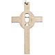 Cross first communion carved wood with chalice and host. s1