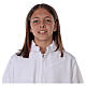 First Communion alb with golden hem s11