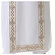 First Communion alb with golden hem s8