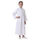First Communion alb with golden hem s9