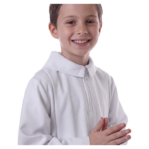 Aube servant d'autel et communion, polyester et coton 4