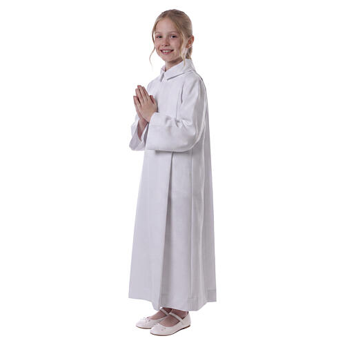 Aube servant d'autel et communion, polyester et coton 5