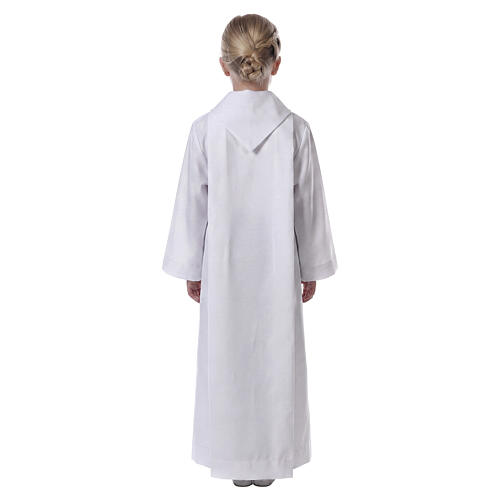 Aube servant d'autel et communion, polyester et coton 8