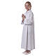 Aube servant d'autel et communion, polyester et coton s5