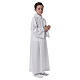 Aube servant d'autel et communion, polyester et coton s6